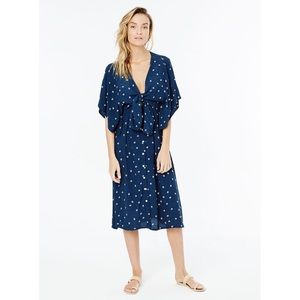 faithfull la falaise midi dress